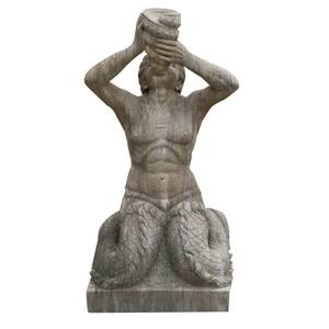 Statue MYTHOS Grau - Stein - 60 x 125 x 58 cm