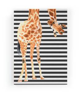 Leinwand 60x40 Giraffe Textil - 3 x 60 x 40 cm