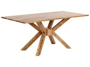 Table de salle à manger HAYES Marron - Bois massif - 180 x 78 x 90 cm