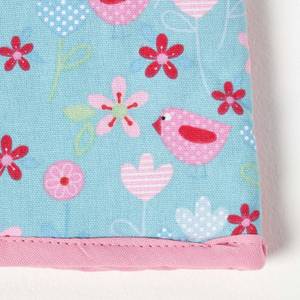 Teekannenwärmer Vögel Blumen Tea Cosy Blau - Textil - 36 x 24 x 36 cm