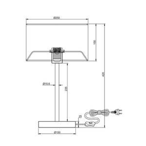 Lampe à poser Kasuki en rotin naturel Beige - Rotin - 42 x 42 x 42 cm