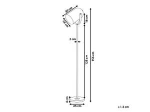 Stehlampen TYRIA Schwarz - Gold - Weiß