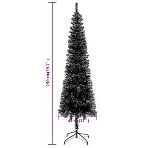 Arbre de noël Noir - Métal - Matière plastique - 35 x 150 x 35 cm