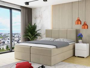 Boxspringbett Rebos Beige - Breite: 164 cm