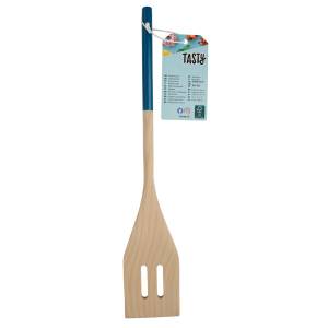 Spatule ajourée avec un manche en bois