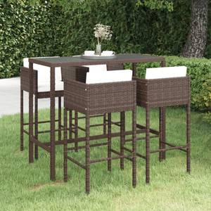 Garten-Bar-Set (5-teilig) 3012236-2 Braun - 60 x 130 cm - Anzahl Teile im Set: 5