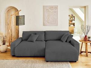 Ecksofa PIVOINE Dunkelgrau