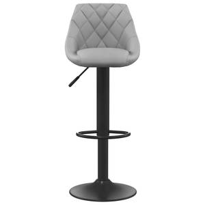 Tabouret de bar 3014269-1 Gris - Métal - Textile - 46 x 103 x 44 cm