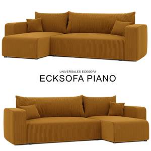 Ecksofa Piano Gelb