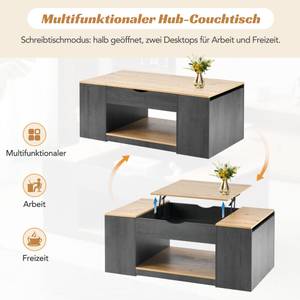 Couchtisch LiftMorandi Ⅱ Grau - Holzwerkstoff - 60 x 43 x 110 cm