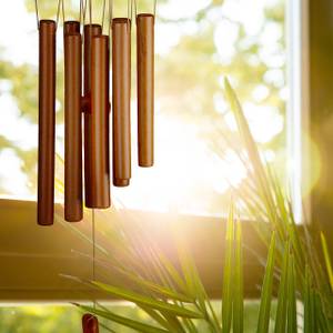 Carillon à vent en bambou Marron - Bambou - 15 x 62 x 8 cm