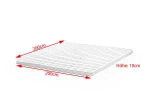 Topper SOLO Carreaux-climat Mousse gel Largeur : 200 cm