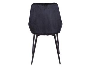 Chaise gondole MASURIE Noir - Lot de 6