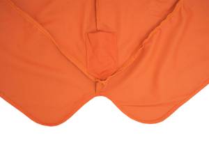 Revêtement pour double parasol T44 Orange - Textile - 303 x 1 x 303 cm