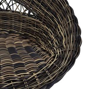 Barhocker G26 (2er Set) Poly-Rattan Braun - Polyrattan - 47 x 97 x 44 cm