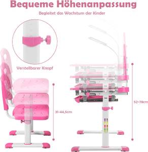 Kinderschreibtisch Set HW67622 Pink