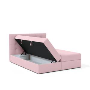 Boxspringbett Doppelbett Breno Pink - Breite: 180 cm