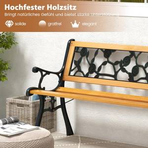 Gartenbank ZB33444DE Braun - Holzwerkstoff - 52 x 74 x 126 cm