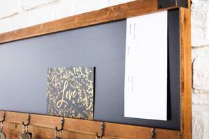 Wandboard HERITAGE Braun - Metall - Massivholz - 80 x 60 x 11 cm