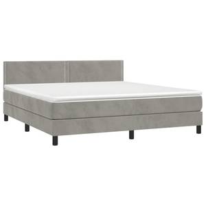 Boxspringbett 3017268-6 Hellgrau - Breite: 180 cm