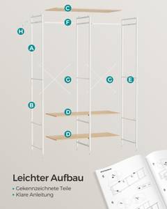 Kleiderschrank Malabo Beige