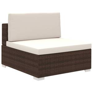 Gartenmöbel Set Braun - Polyrattan - 74 x 26 x 74 cm