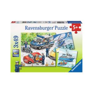 Puzzle Polizeieinsatz Papier - 12 x 8 x 12 cm