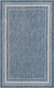 Outdoor Teppich Tulum Blau - 215 x 305 cm