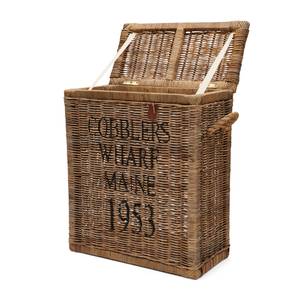 Cobblers Wharf Trunk Small Braun - Rattan - Massivholz - 63 x 73 x 32 cm