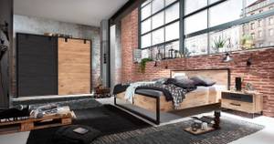 Schlafzimmerset Sydney (4-teilig) Braun - Holzwerkstoff