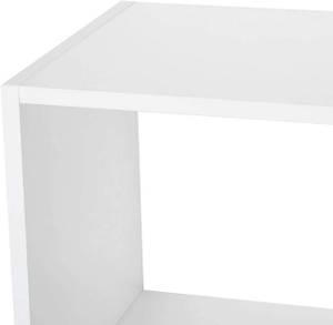 Bücherregal StellaⅠ Weiß - Holzwerkstoff - 98 x 100 x 30 cm