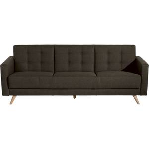 Julian Sofa 3-Sitzer mit Bettfunktion Braun