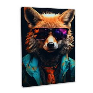 Leinwandbild Fox Cool 80 x 120 cm