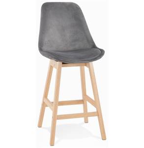 Tabouret De Bar MORISS MINI Gris - Marron