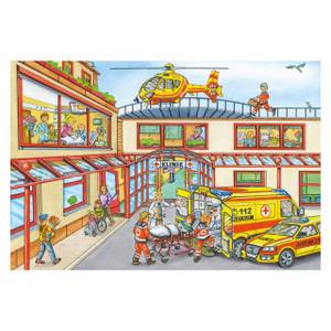 Puzzle Rettungshubschrauber 100 Teile Papier - 20 x 4 x 28 cm