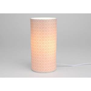 Lampe d'appoint Oslo Rose Porcelaine - 10 x 20 x 10 cm