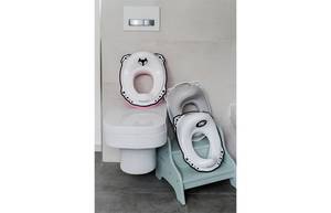 Toilettenaufsatz Löwe Weiß - Kunststoff - 40 x 14 x 32 cm