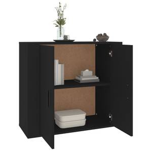 Sideboard DE4527 Schwarz - Holzwerkstoff - 80 x 70 x 33 cm