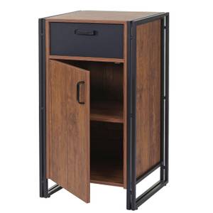 Commode A27 1 tiroir 2 portes Marron - Bois manufacturé - 50 x 90 x 43 cm