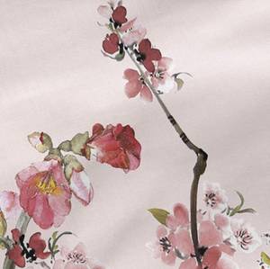 Chinoiserie rose Kissenbezug (2er Set) Textil - 1 x 50 x 75 cm