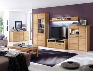 Wohnzimmer Senta 33 (6-teilig) Braun - Holzart/Dekor - Holz teilmassiv - 499 x 209 x 51 cm