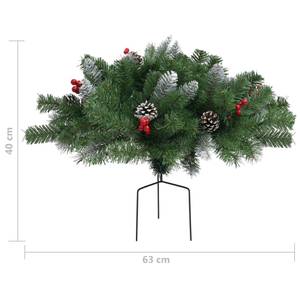 Weg Weihnachtsbaum 340541 Grün - Metall - Kunststoff - 63 x 40 x 63 cm