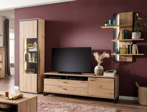 Wohnzimmer Mendoza 31 (5-teilig) Braun - Holzwerkstoff - Holzart/Dekor - 399 x 210 x 50 cm