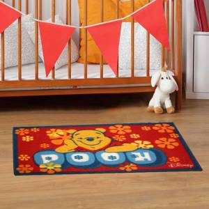 Tapis enfant WINNIE C Rouge - Matière plastique - 50 x 4 x 80 cm