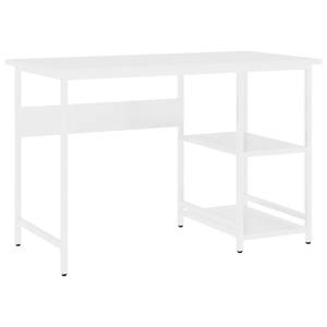 Bureau d’ordinateur Blanc - Bois manufacturé - 105 x 72 x 105 cm