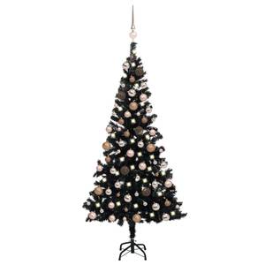 künstlicher Weihnachtsbaum 3009438-2 Schwarz - Gold - 93 x 180 x 93 cm