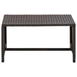 Garten-Sofagarnitur Braun - Polyrattan - 40 x 38 x 70 cm