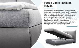 Boxspringbett Traviss Grau