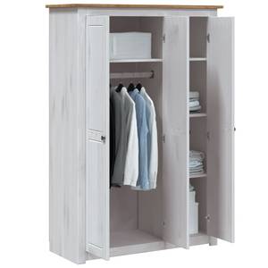 Garde-robe Blanc - Largeur : 118 cm