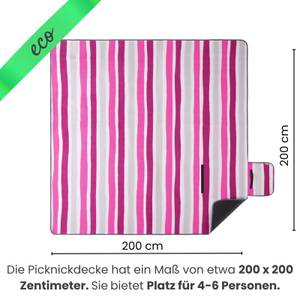 XXL Picknickdecke eco-line 100% recycelt Pink